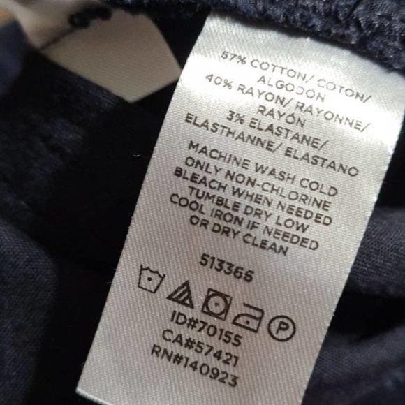 Loft Leggings Size 2 Dark Blue NWT - Picture 5 of 6